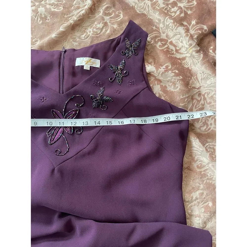 Vintage y2k purple maxi set‎ evening formal wedding large